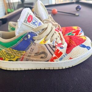 NIKE DUNK LOW SP MULTI COLOR "CITY MARKET" SZ 9.5MENS/WOMENS SZ 11